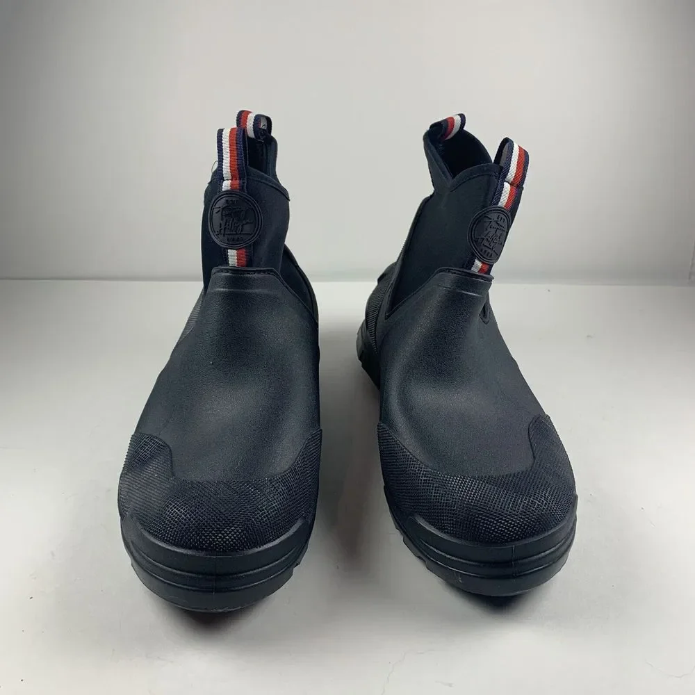 Tommy Hilfiger Candid Rain Boots Women's 10‎ Navy Casual Pull-On Ankle Boots